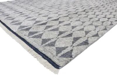 Gray Moroccan Area Rug - 9'02 x 13'04 - Esmaili Rugs & Antiques - Gray