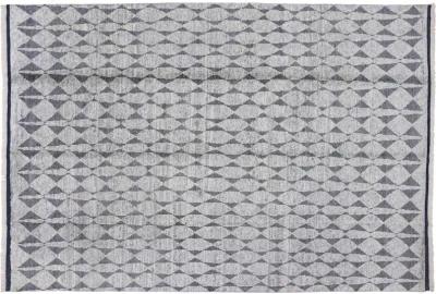 Gray Moroccan Area Rug - 9'02 x 13'04 - Esmaili Rugs & Antiques - Gray