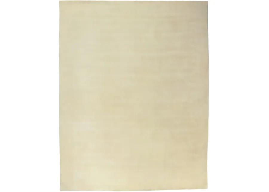 Modern Style Ivory Rug - 10'00" x 12'11" - Esmaili Rugs & Antiques - Beige - Beige