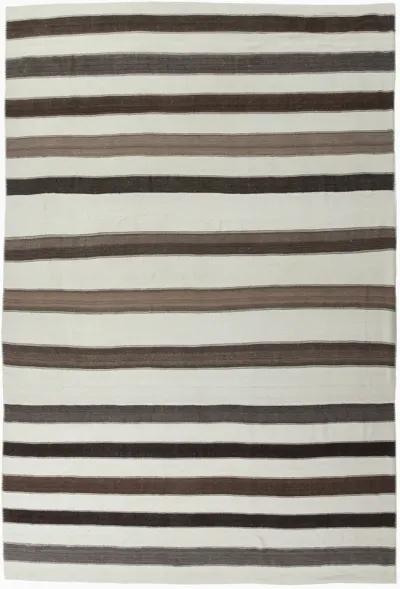 Turkish Kilim Area Rug 9'8 X 15'5 - Brown - Brown