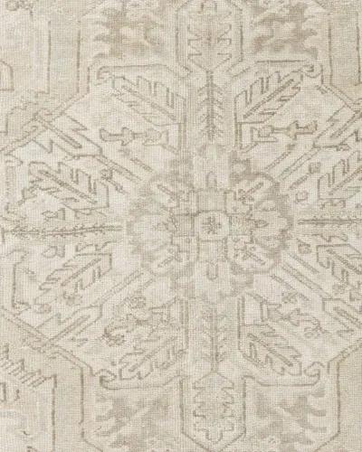 Persian Heriz Area Rug 10'8 X 13'5 - Beige - Beige