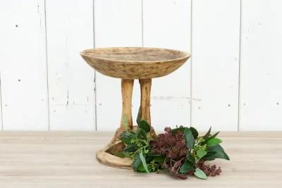 Alpine Vintage Naga Fruit Bowl - de-cor - Brown