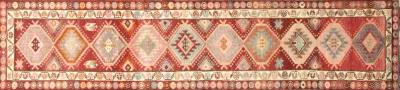 1960s Turkish Oushak Runner - 2'11"x12'9" - Nalbandian - Brown