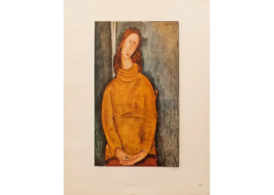 1947 Amedeo Modigliani - Madame Hébuterne - Yellow