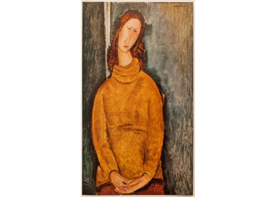 1947 Amedeo Modigliani - Madame Hébuterne - Yellow