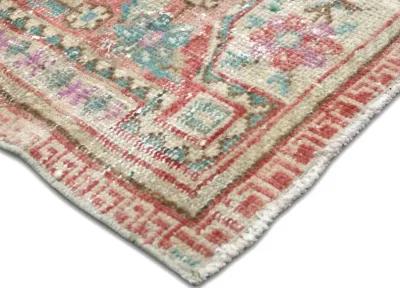 Turkish Oushak Rug - 2'8" x 4'1" - Nalbandian - Pink - Pink