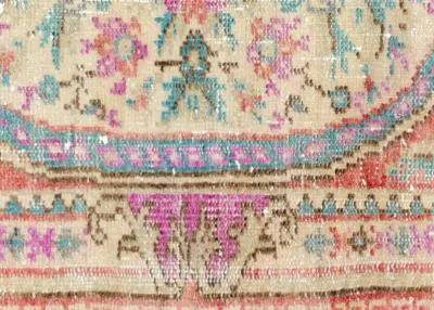 Turkish Oushak Rug - 2'8" x 4'1" - Nalbandian - Pink - Pink