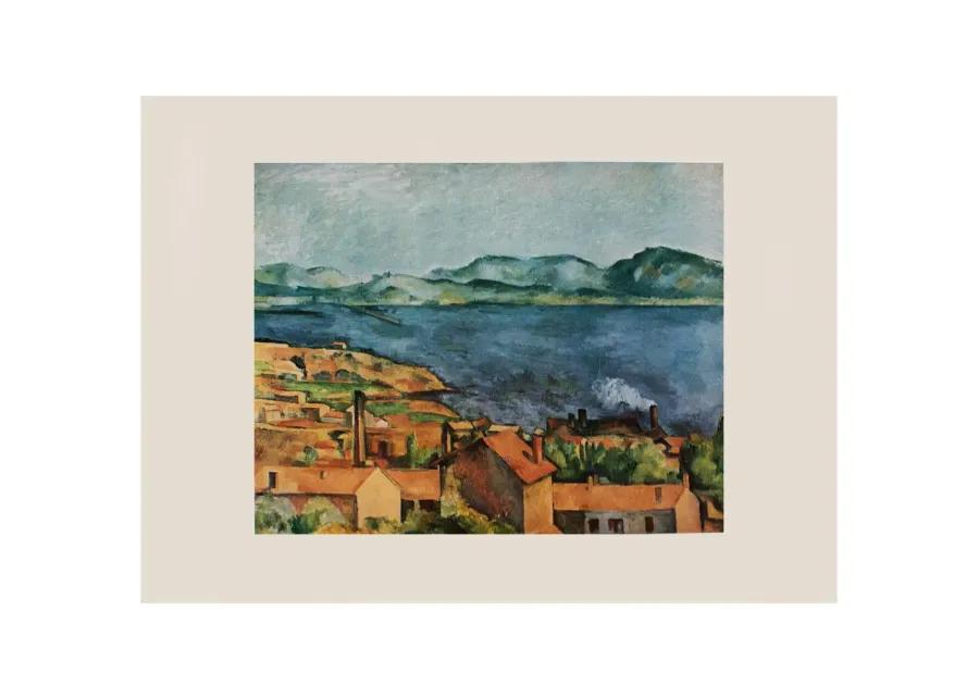 Paul Cezanne - The Bay From L'Estaque - Blue