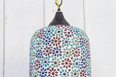 Colorful Bell Pendant Lamp - de-cor - Multi