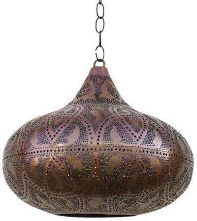 Diae Moorish Sphere Pendant Lantern - de-cor - Brown