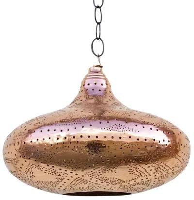 Nouri Moorish Sphere Pendant Lantern - de-cor - Brown