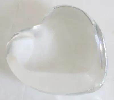 Baccarat French Crystal Heart with Box - The Emporium Ltd. - Clear