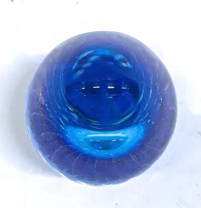 Sea Urchin Bubble Glass Sculpture - Vermilion Designs - Blue