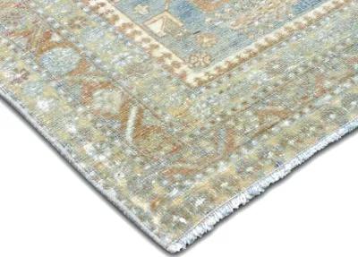 1940s Persian Melayer Runner -2'7" x7'3" - Nalbandian - Blue