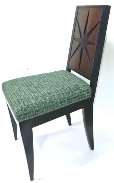 Theodore Alexander Macasser Ebony Chair - Vermilion Designs - Black