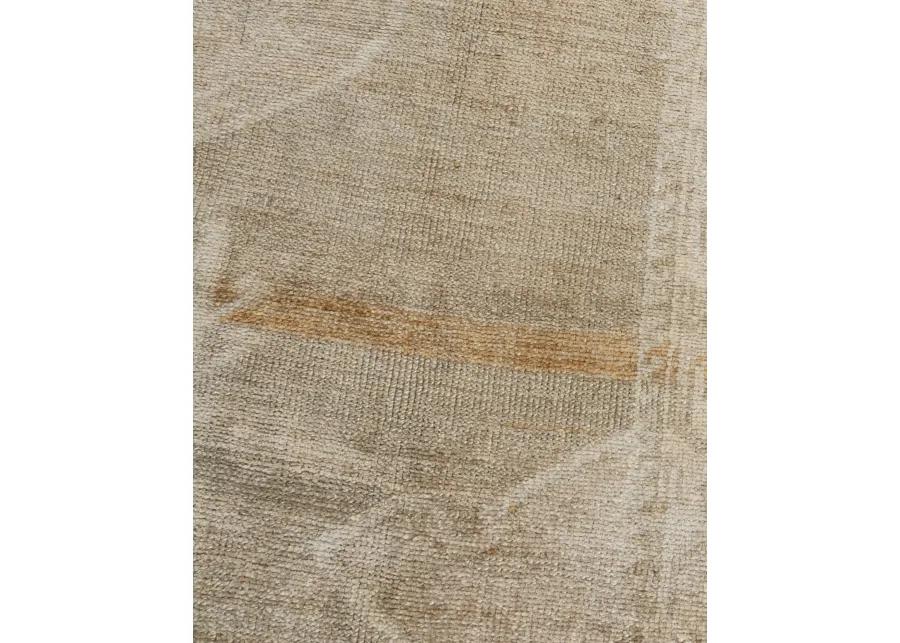 Turkish Kars Rug 6'7 X 12'5 - Beige - Beige