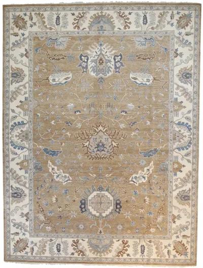 9" x 12" Oushak Rug - Beige/Ivory - F.J. Kashanian - Beige