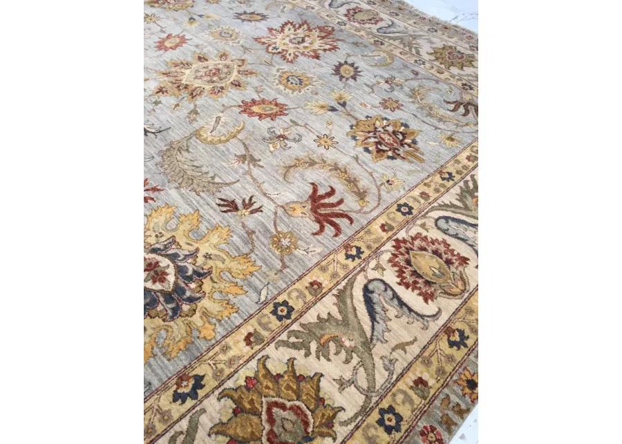 8" x 10" Agra Rug - Light Blue - F.J. Kashanian - Blue