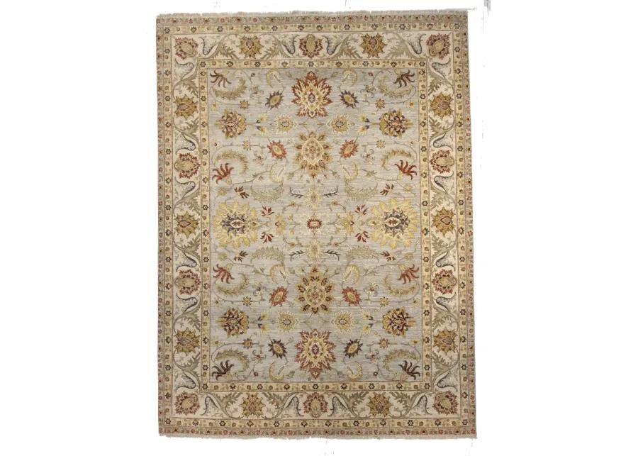 8" x 10" Agra Rug - Light Blue - F.J. Kashanian - Blue