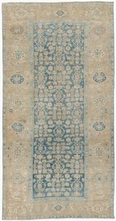 Persian Bidjar Area Rug 4' X 7'6 - Blue - Blue