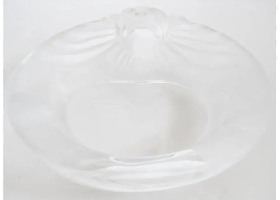 Lalique French Art Deco Lion Ashtray - The Emporium Ltd. - Clear