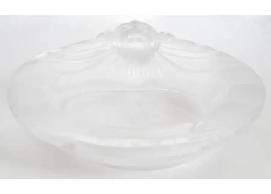 Lalique French Art Deco Lion Ashtray - The Emporium Ltd. - Clear