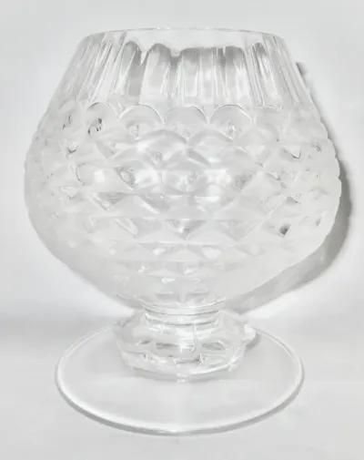 Lalique French Crystal Snifter Vase - The Emporium Ltd. - Clear