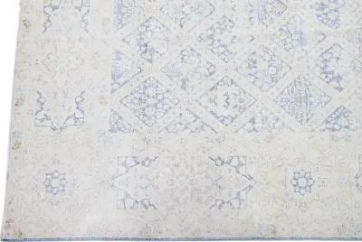 Antique Persian Kerman Rug 9'8" x 12'3" - Apadana - Blue - Blue