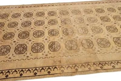 Antique Persian Khotan Rug - Apadana - Gold - Gold