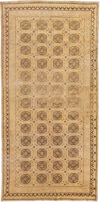 Antique Persian Khotan Rug - Apadana - Gold - Gold