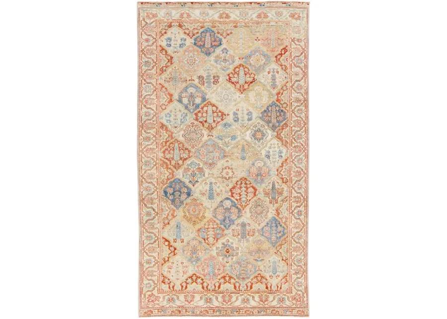 Antique Persian Sultanabad Rug - Apadana - Beige - Beige