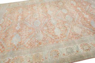 Persian Sultanabad Rug 9' x 12'8" - Apadana - Orange - Orange