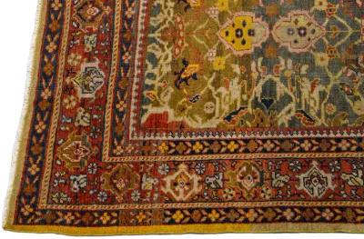 Antique Persian Sultanabad Rug - Apadana - Gray - Gray