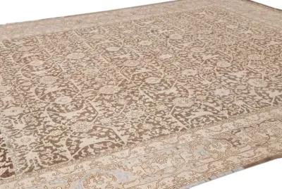 Antique Persian Malayer Rug - Apadana - Brown - Brown