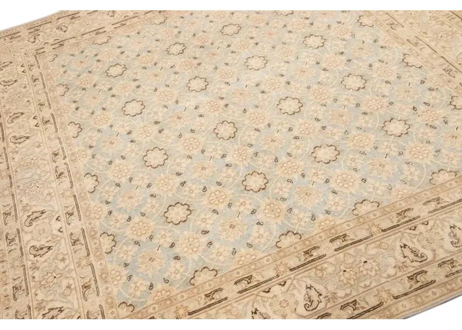 Antique Persian Tabriz Rug - Apadana - Beige - Beige