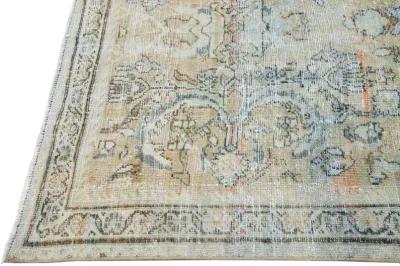 Antique Persian Mahal Rug - Apadana - Beige - Beige