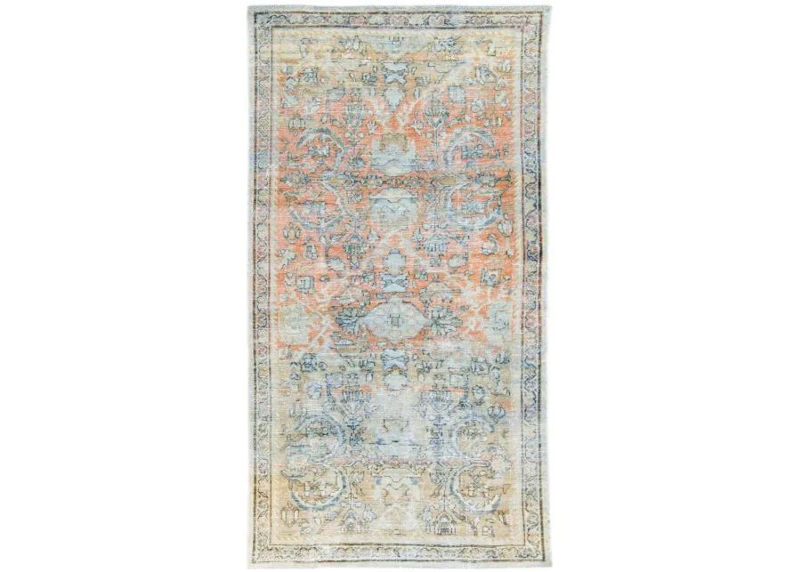 Antique Persian Mahal Rug - Apadana - Beige - Beige