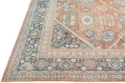 Antique Persian Mahal Rug - Apadana - Red - Red