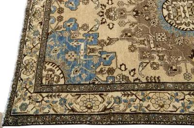 Antique Persian Malayer Rug - Apadana - Beige - Beige