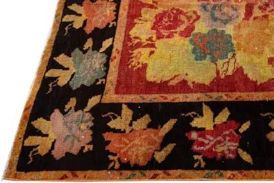 Antique Persian Karabagh Rug - Apadana - Red - Red