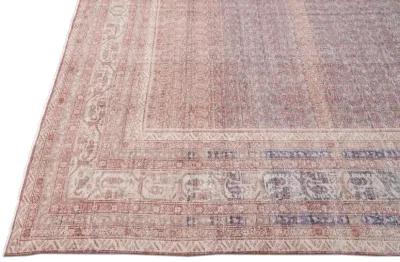 Antique Turkish Art Deco Rug - Apadana - Pink - Pink