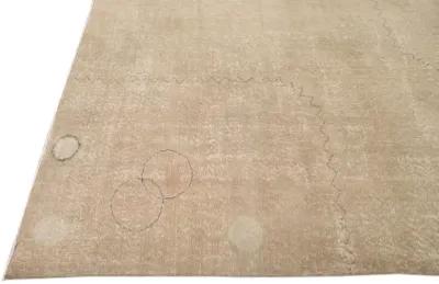 Antique Turkish Minimalism Rug - Apadana - Beige - Beige