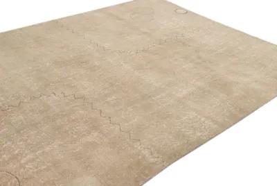 Antique Turkish Minimalism Rug - Apadana - Beige - Beige