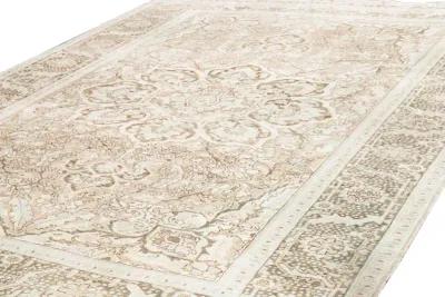 Antique Persian Heriz Rug - Apadana - Beige - Beige