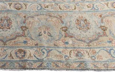 Antique Persian Tabriz Rug - Apadana - Blue - Blue