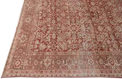 Antique Persian Mahal Rug - Apadana - Red - Red