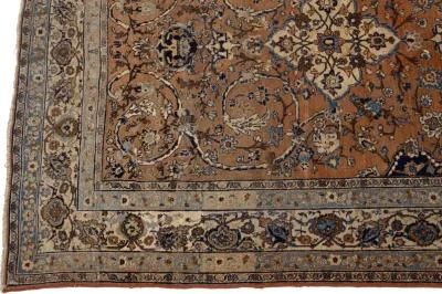 Antique Persian Tabriz Rug - Apadana - Brown - Brown