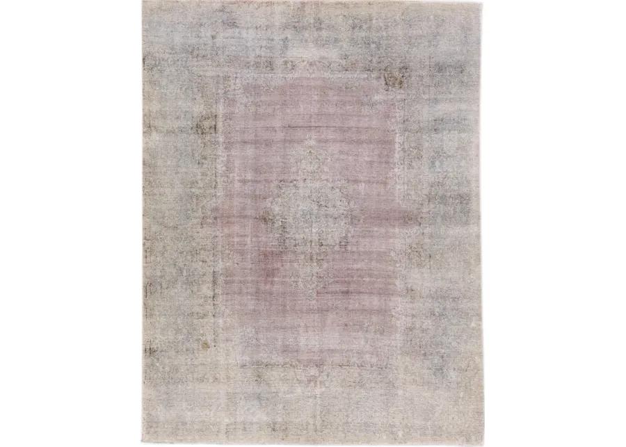 Antique Persian Tabriz Rug - Apadana - Pink - Pink