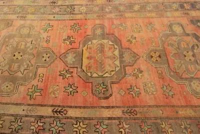 Antique Persian Khotan Rug - Apadana - Orange - Orange