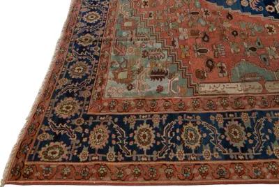 Persian Serapi Rug - 10'8'' x 13' - Apadana - Red - Red